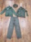Military clothing lot, shirt jackets, pants and Vietnam camo hat