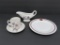 Chicago Burlington Quincy and Burlington Route Railroad China, four pieces