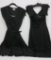 Two vintage evening dresses, estimate size 10