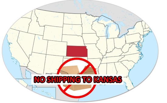 KANSAS RESIDENTS - PLEASE NOTE THAT WE DO NOT SHIP TO KANSAS!