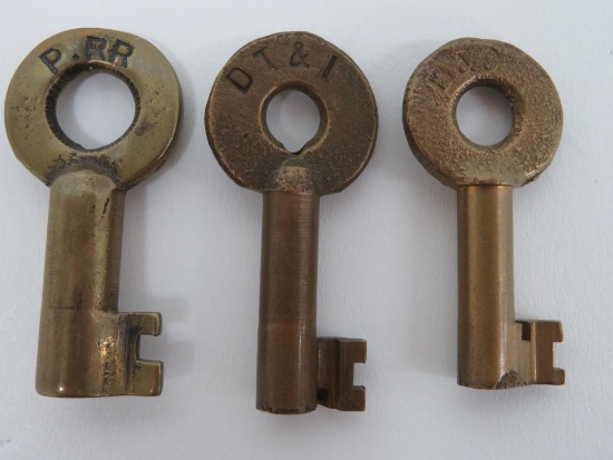 Three Railroad Keys, 2 1/4"