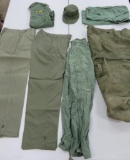 Military clothing lot, green