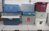 Nine tote lot, variable sizes