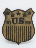 1861 1865 Military Marker, cast iron, 9
