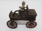 Cast Iron car and driver 3 1/2