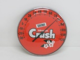 Orange Crush advertising Thermometer, round 12