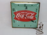 Drink Coca Cola clock, great colors, 15