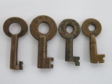 Four Railroad Keys, 1 3/4