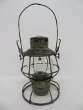 Indianapolis Union Railway lantern with Chicago & NW globe, 10