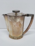 Railroad China, Reed and Barton Silver Soldered, coffee pot, Chicago Eastern Ill