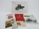 Early Automotive and equipment brochures and advertising