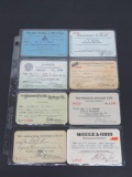 Eight Railroad passes, early 1908 -1941, 4