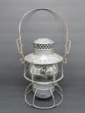Canadian National Railroad lantern, Hiriam L Piper, Adlake Kero globe, 9 1/2