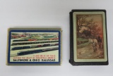 Two decks of Railroad playing cards, Baltimore & Ohio and C & O (Cheasapeake & Ohio)