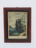 Early Period Currier and Ives Print, William Henry Harrison, 9th President of United States
