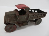 Cast iron stake bed truck, 7