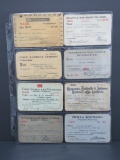Eight Southern and Central area Railroad passes, 1916-1930, 4