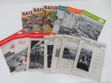 1930's and 1960's Railroad magazines
