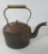 Cast Iron and Brass tea kettle, 10