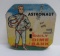 Astronaut Daily Dime Bank, tin, 2 1/2