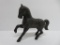 Cast iron prancing horse still bank, 4 1/2