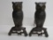 Copyright 1887 Cast Iron Owl andirons, 15