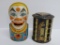 Chein clown bank and children coin register bank