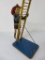 Louis Marx climbing Fireman toy, wind up working, 22