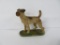 Miniature terrier doorstop, 4 1/2