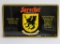 Sprecher metal sign, 19 3/4