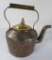 Cast and brass tea kettle, 11