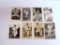 8 Assorted baseball real photo postcards, some autographed, c 1954
