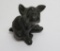 Cast metal Paperweight, French bulldog puppy, 3