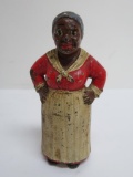 Cast Iron Mammy bank, 5 1/4