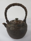 Cast iron teapot, 8