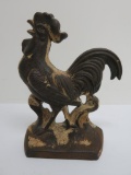 Cast iron Rooster doorstop, 6 1/2