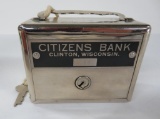 Citizens Bank, WF Burns still bank, with key