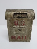 US Mail still bank, cast iron, 3 1/2