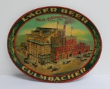 Lager Beer JM Haffen Brewing Co beer tray, 16