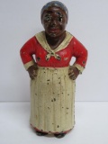 Cast Iron Mammy bank, 5 1/4