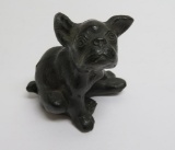 Cast metal Paperweight, French bulldog puppy, 3