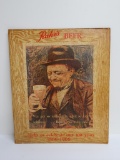 Rahr's Beer, 1866-1966, cardboard advertising, 15 1/2