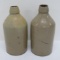 Two large stoneware bottles, 9