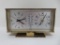 Jaeger Desk top thermometer, clock and barometer, 6 1/4