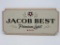 1982 Jacob Best Premium Light Beer, wood sign, J-004, 23 1/2