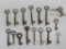 17 Assorted vintage keys, 2