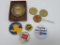 Railroad pins and medallions