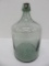Old Bottle, green, air bubbles, 10 1/2