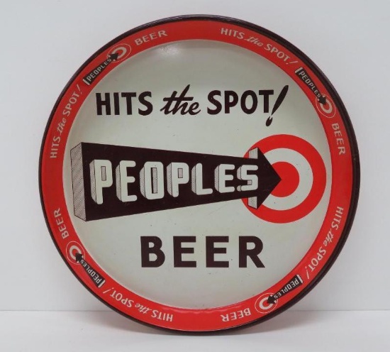 Peoples Beer Tray, 12", HIts the Spot