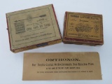 Antique Lantern and Photography glass plates in original boxes